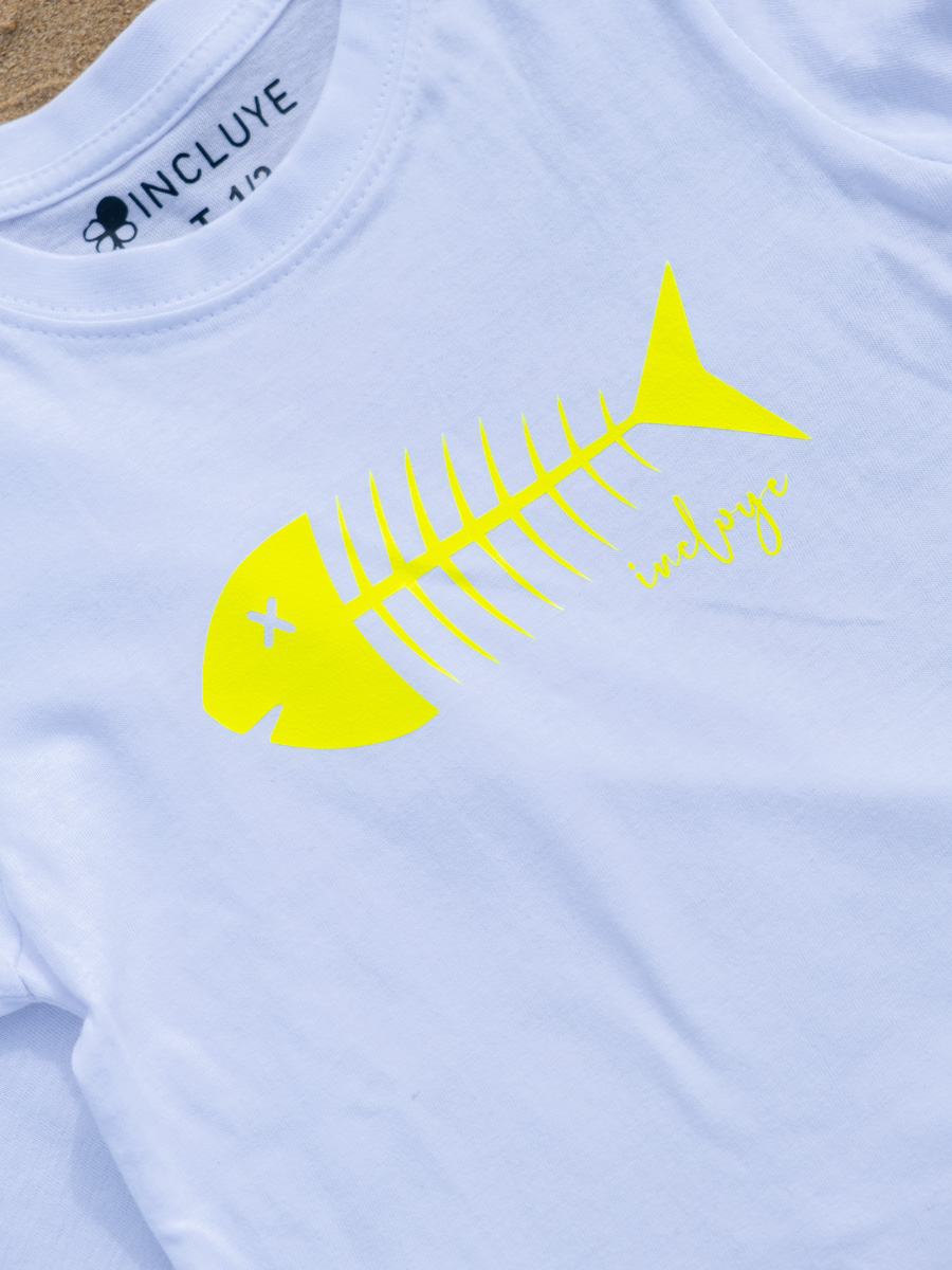 camiseta pescado fluor